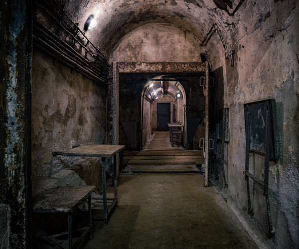 underground creepy hallway